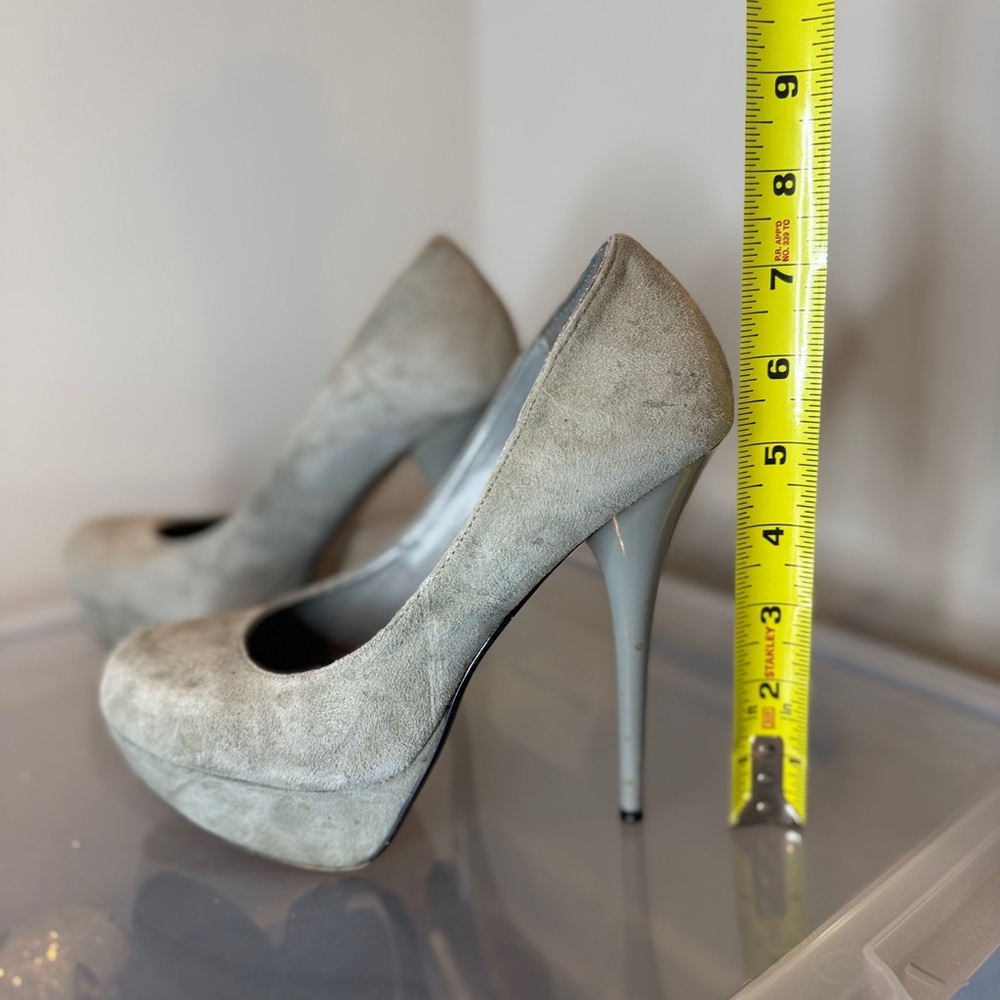 Bakers Light Gray High Heels